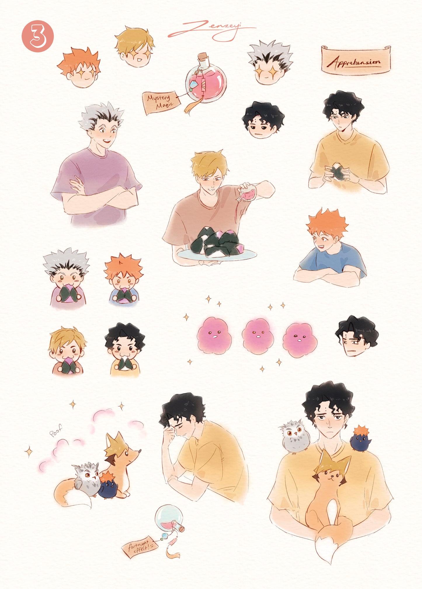 Haikyuu Sticker Sheets