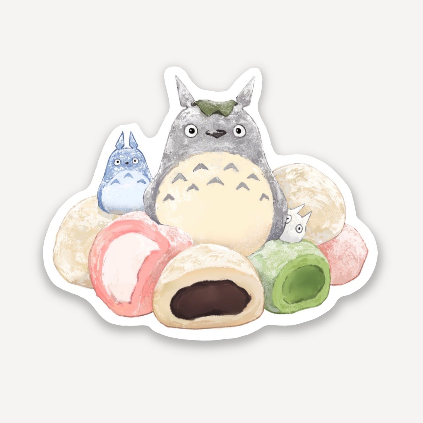 Totoro Mochi Sticker